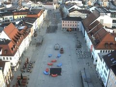 Archiv Foto Webcam Deggendorf mit Blick auf den oberen Stadtplatz