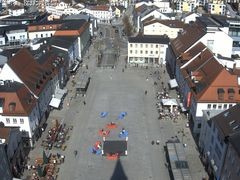 Archiv Foto Webcam Deggendorf mit Blick auf den oberen Stadtplatz