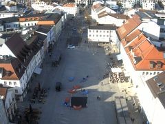 Archiv Foto Webcam Deggendorf mit Blick auf den oberen Stadtplatz
