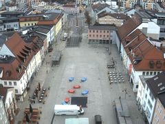 Archiv Foto Webcam Deggendorf mit Blick auf den oberen Stadtplatz