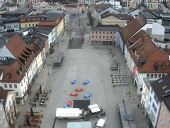 Archiv Foto Webcam Deggendorf mit Blick auf den oberen Stadtplatz