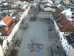 Archiv Foto Webcam Deggendorf mit Blick auf den oberen Stadtplatz