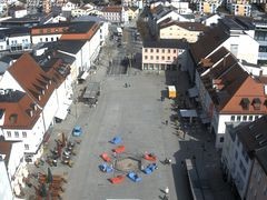 Archiv Foto Webcam Deggendorf mit Blick auf den oberen Stadtplatz