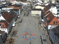 Archiv Foto Webcam Deggendorf mit Blick auf den oberen Stadtplatz