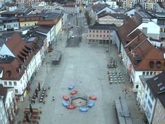 Archiv Foto Webcam Deggendorf mit Blick auf den oberen Stadtplatz
