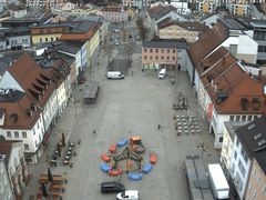 Archiv Foto Webcam Deggendorf mit Blick auf den oberen Stadtplatz
