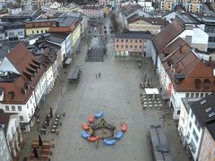 Archiv Foto Webcam Deggendorf mit Blick auf den oberen Stadtplatz