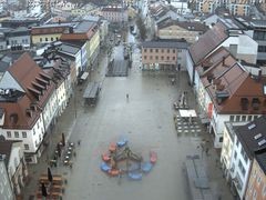 Archiv Foto Webcam Deggendorf mit Blick auf den oberen Stadtplatz