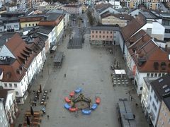 Archiv Foto Webcam Deggendorf mit Blick auf den oberen Stadtplatz