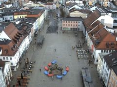 Archiv Foto Webcam Deggendorf mit Blick auf den oberen Stadtplatz