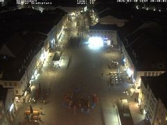 Archiv Foto Webcam Deggendorf mit Blick auf den oberen Stadtplatz