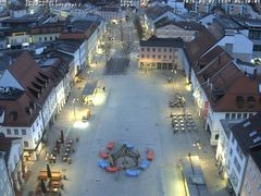 Archiv Foto Webcam Deggendorf mit Blick auf den oberen Stadtplatz