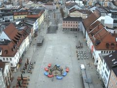 Archiv Foto Webcam Deggendorf mit Blick auf den oberen Stadtplatz