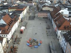 Archiv Foto Webcam Deggendorf mit Blick auf den oberen Stadtplatz