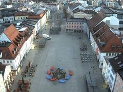 Archiv Foto Webcam Deggendorf mit Blick auf den oberen Stadtplatz