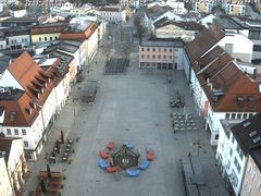 Archiv Foto Webcam Deggendorf mit Blick auf den oberen Stadtplatz