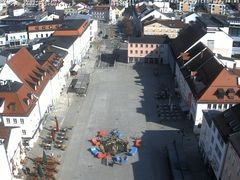 Archiv Foto Webcam Deggendorf mit Blick auf den oberen Stadtplatz