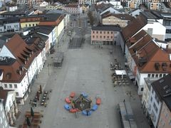 Archiv Foto Webcam Deggendorf mit Blick auf den oberen Stadtplatz