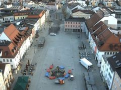 Archiv Foto Webcam Deggendorf mit Blick auf den oberen Stadtplatz