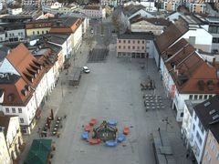 Archiv Foto Webcam Deggendorf mit Blick auf den oberen Stadtplatz