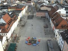 Archiv Foto Webcam Deggendorf mit Blick auf den oberen Stadtplatz