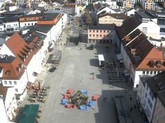 Archiv Foto Webcam Deggendorf mit Blick auf den oberen Stadtplatz