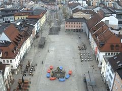 Archiv Foto Webcam Deggendorf mit Blick auf den oberen Stadtplatz