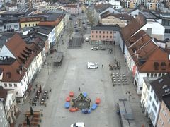 Archiv Foto Webcam Deggendorf mit Blick auf den oberen Stadtplatz