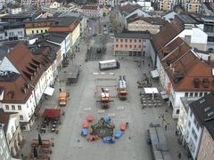 Archiv Foto Webcam Deggendorf mit Blick auf den oberen Stadtplatz