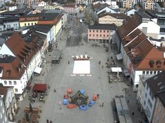 Archiv Foto Webcam Deggendorf mit Blick auf den oberen Stadtplatz