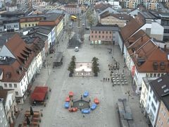 Archiv Foto Webcam Deggendorf mit Blick auf den oberen Stadtplatz