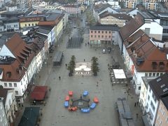 Archiv Foto Webcam Deggendorf mit Blick auf den oberen Stadtplatz