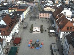 Archiv Foto Webcam Deggendorf mit Blick auf den oberen Stadtplatz