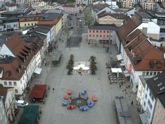 Archiv Foto Webcam Deggendorf mit Blick auf den oberen Stadtplatz