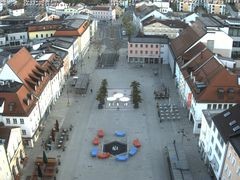Archiv Foto Webcam Deggendorf mit Blick auf den oberen Stadtplatz