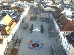Archiv Foto Webcam Deggendorf mit Blick auf den oberen Stadtplatz