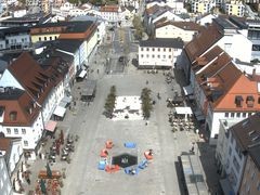 Archiv Foto Webcam Deggendorf mit Blick auf den oberen Stadtplatz