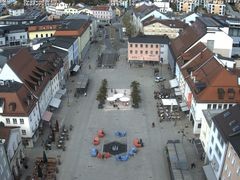 Archiv Foto Webcam Deggendorf mit Blick auf den oberen Stadtplatz