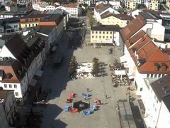Archiv Foto Webcam Deggendorf mit Blick auf den oberen Stadtplatz