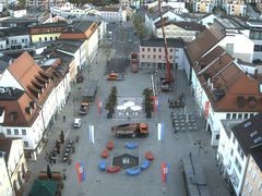 Archiv Foto Webcam Deggendorf mit Blick auf den oberen Stadtplatz