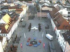 Archiv Foto Webcam Deggendorf mit Blick auf den oberen Stadtplatz