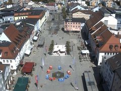 Archiv Foto Webcam Deggendorf mit Blick auf den oberen Stadtplatz