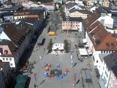 Archiv Foto Webcam Deggendorf mit Blick auf den oberen Stadtplatz