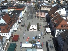 Archiv Foto Webcam Deggendorf mit Blick auf den oberen Stadtplatz
