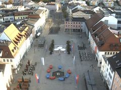 Archiv Foto Webcam Deggendorf mit Blick auf den oberen Stadtplatz