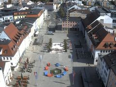 Archiv Foto Webcam Deggendorf mit Blick auf den oberen Stadtplatz