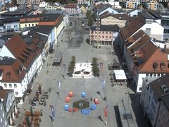 Archiv Foto Webcam Deggendorf mit Blick auf den oberen Stadtplatz