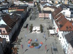Archiv Foto Webcam Deggendorf mit Blick auf den oberen Stadtplatz