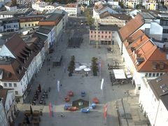 Archiv Foto Webcam Deggendorf mit Blick auf den oberen Stadtplatz