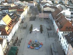Archiv Foto Webcam Deggendorf mit Blick auf den oberen Stadtplatz